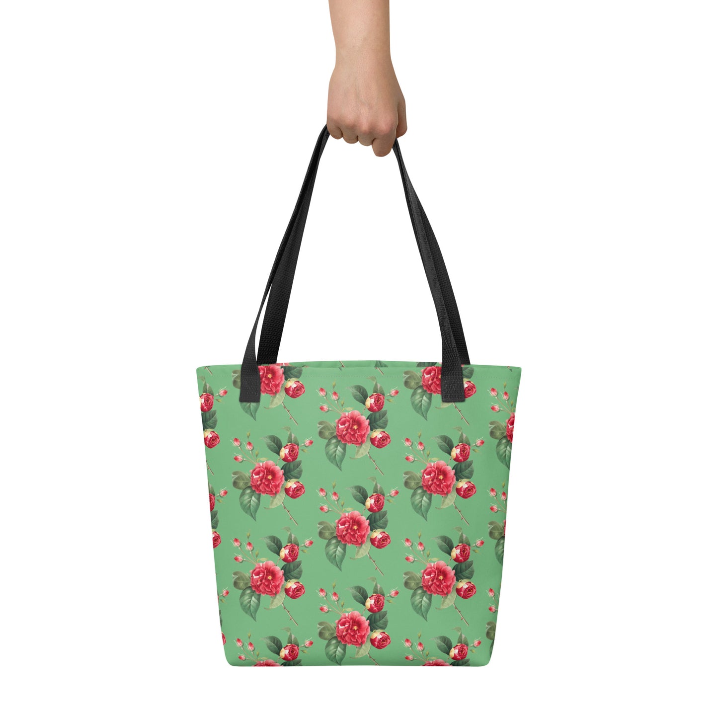 Tote Bag Large "Fleur Élégante"