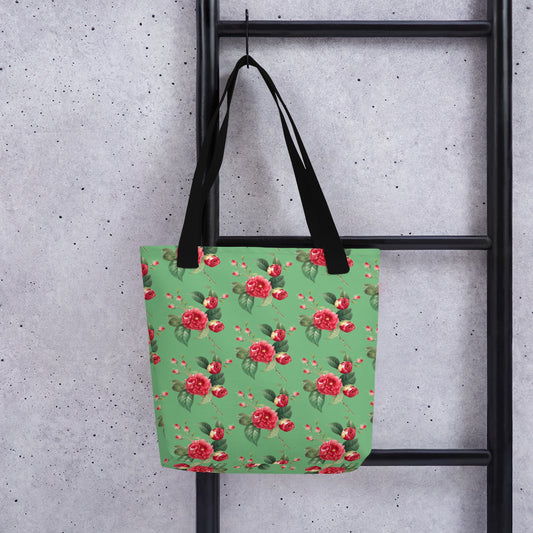 Tote Bag Large "Fleur Élégante"