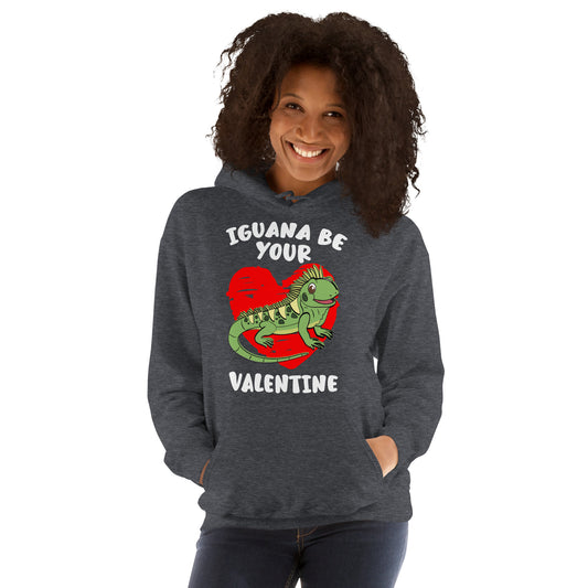 Sweat à Capuche 'Je veux être ton Valentine' - Crocodile