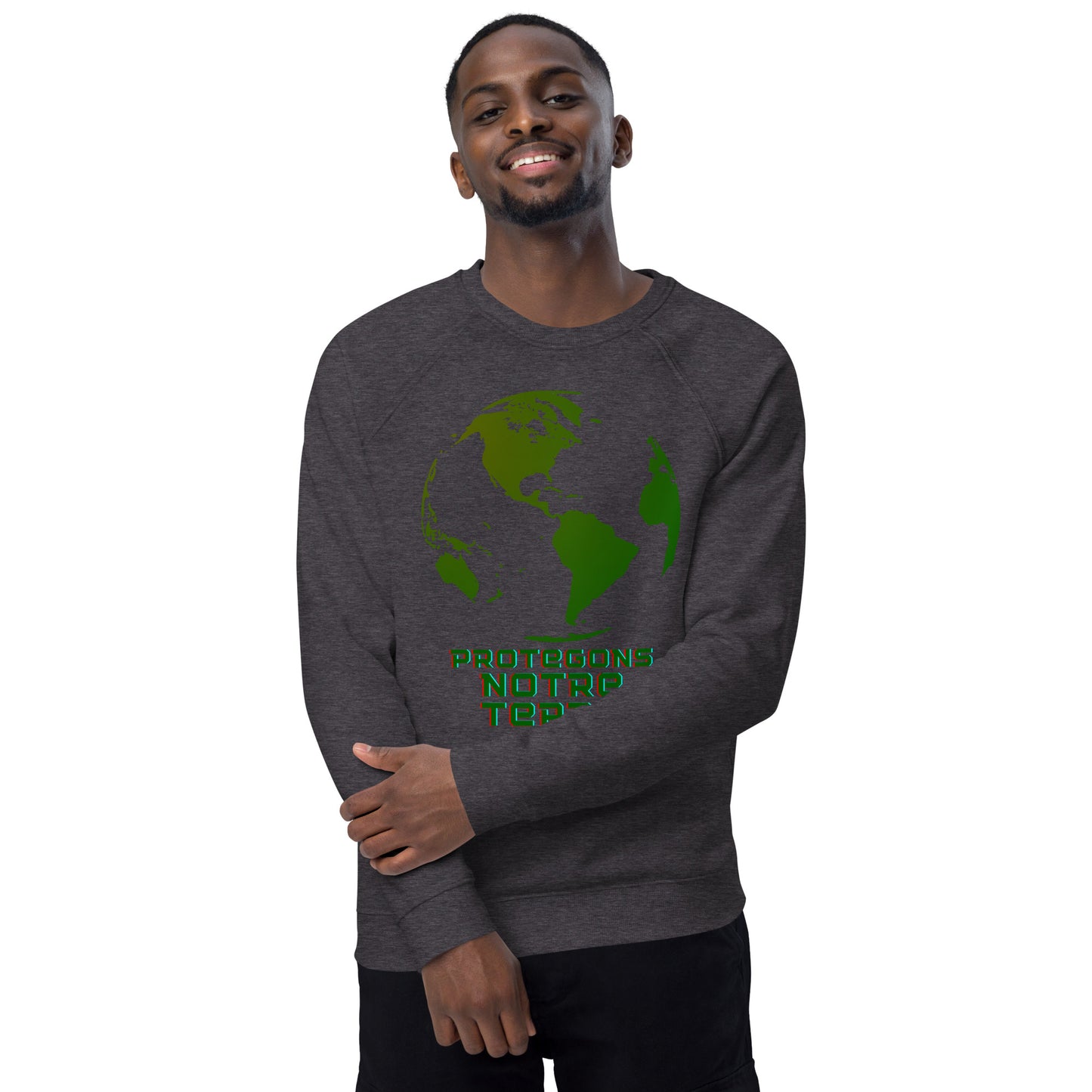 Sweatshirt écologique raglan unisexe